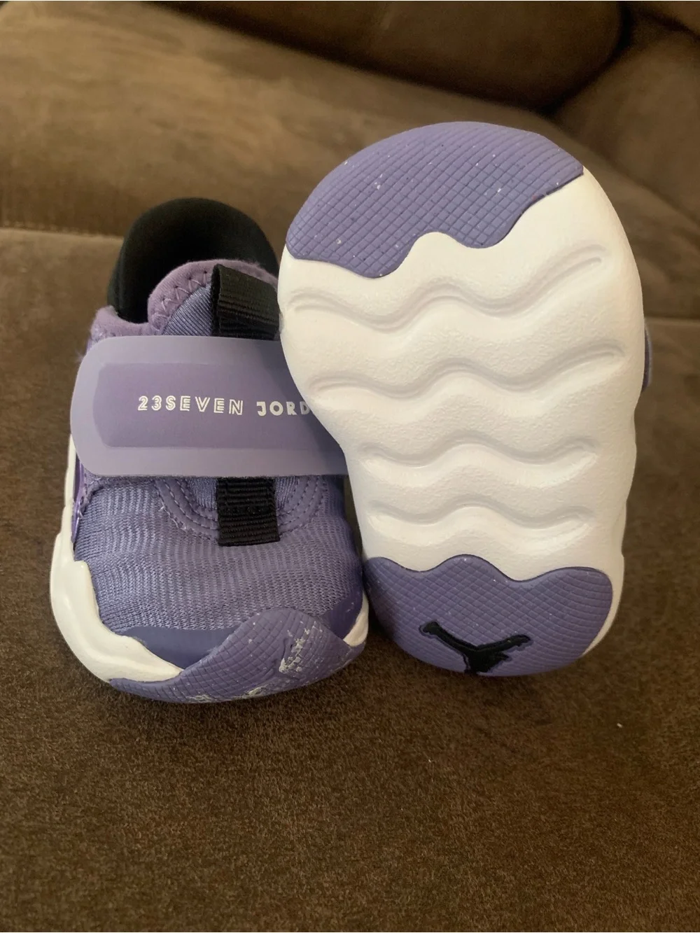 Jordan Purple Hook-and-Loop Toddler Athletic Shoes Brand New no Tags size 2c
